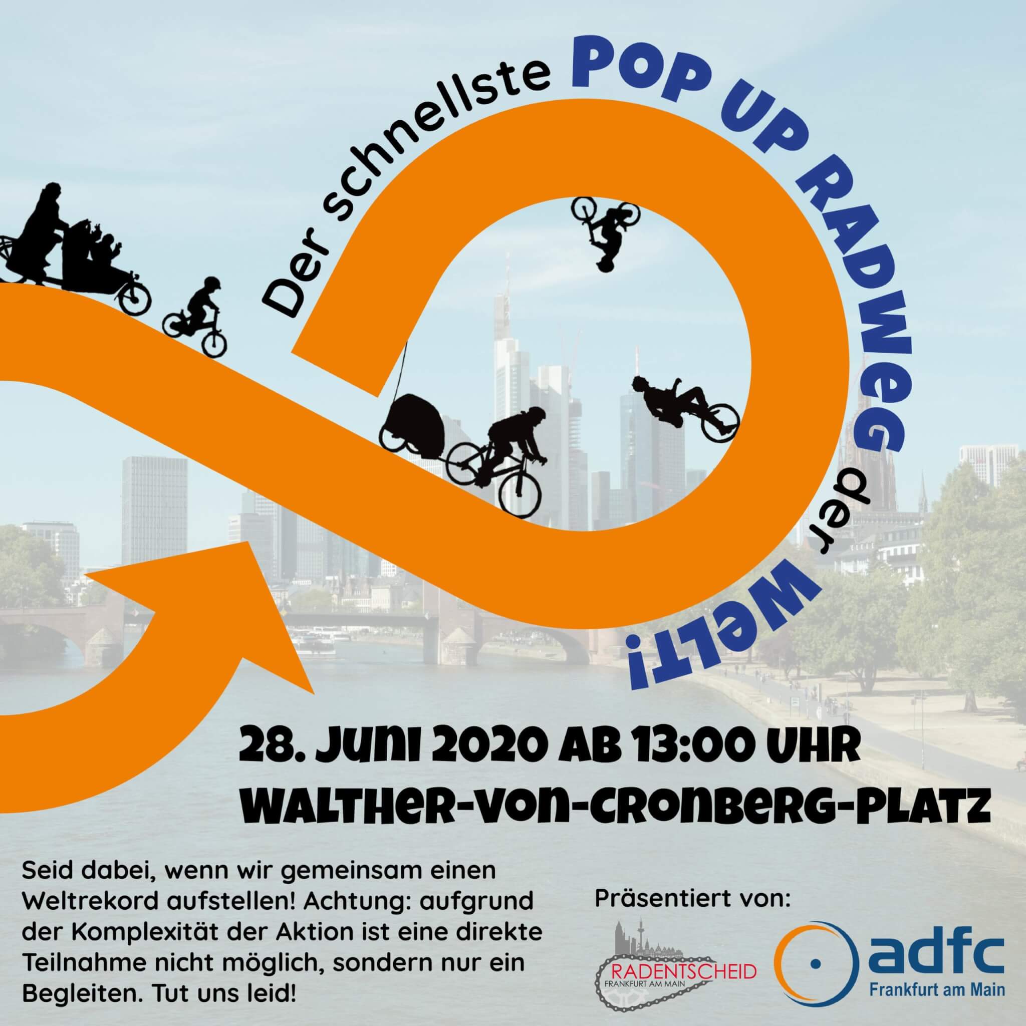 Der schnellste Pop-Up-Radweg der Welt!