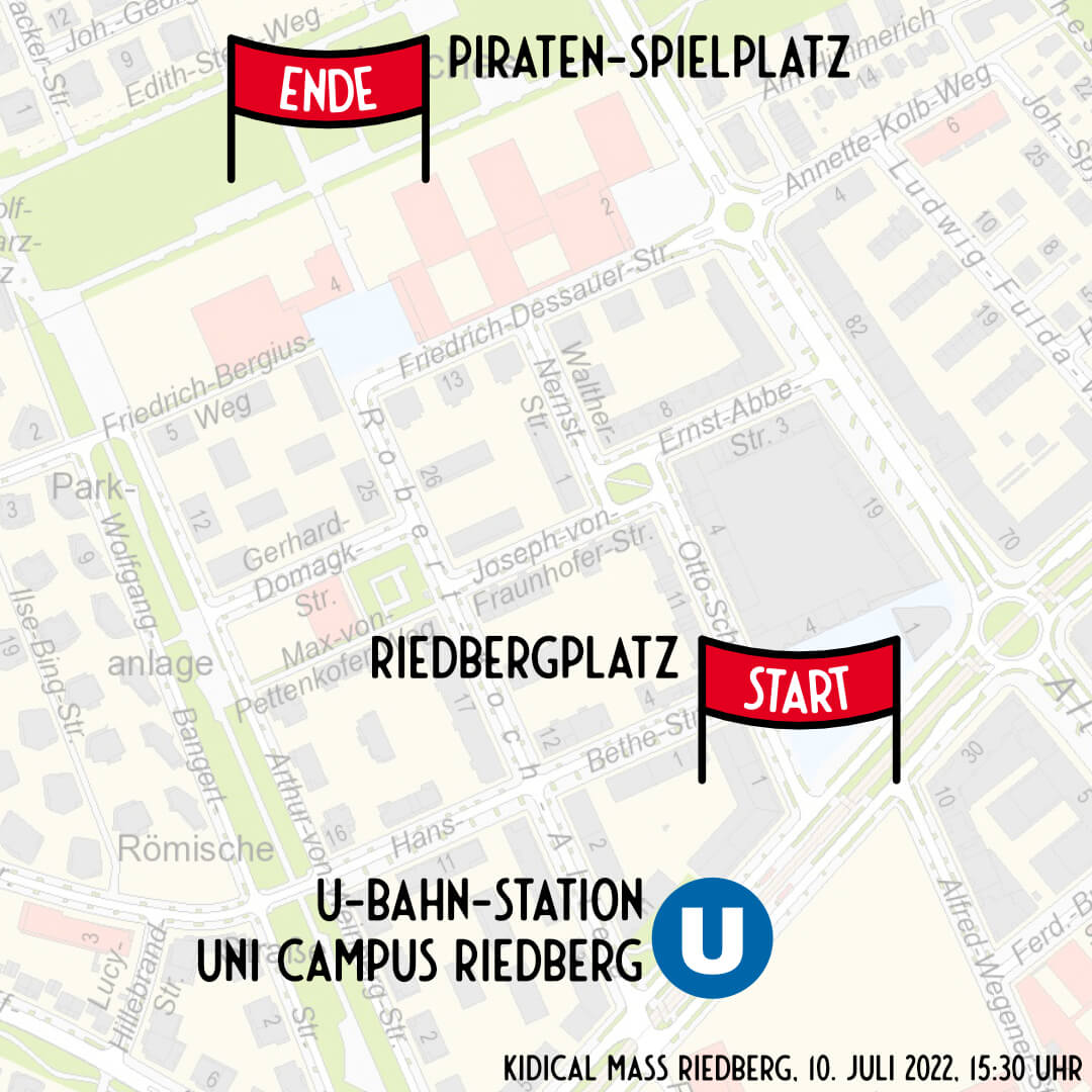 Start und Ziel Kidical Mass 10.07.22 Start und Ziel Kidical Mass 10.07.22