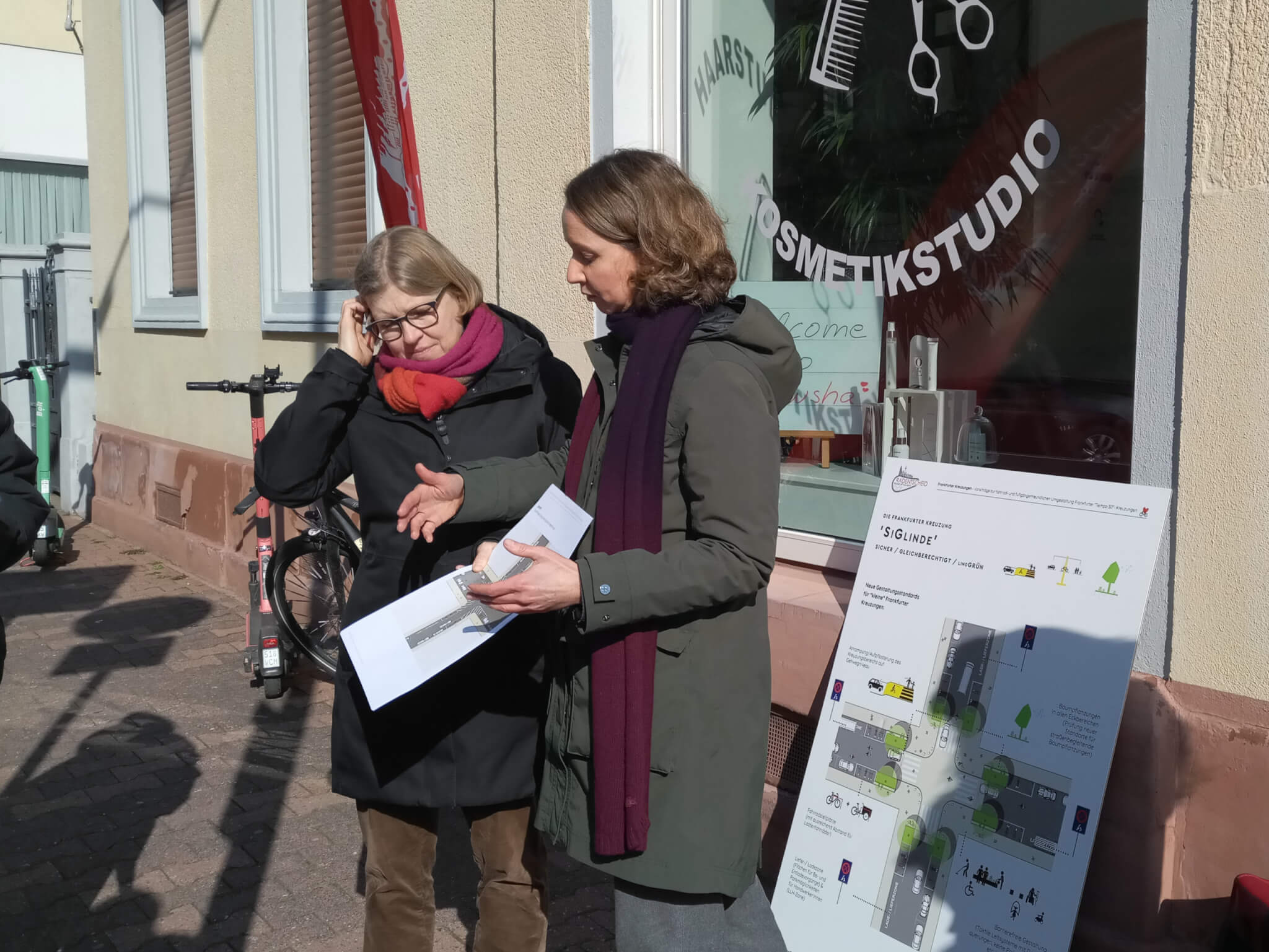 Pressekonferenz Vorstellung SiGlinde, Modell für kleine Kreuzungen