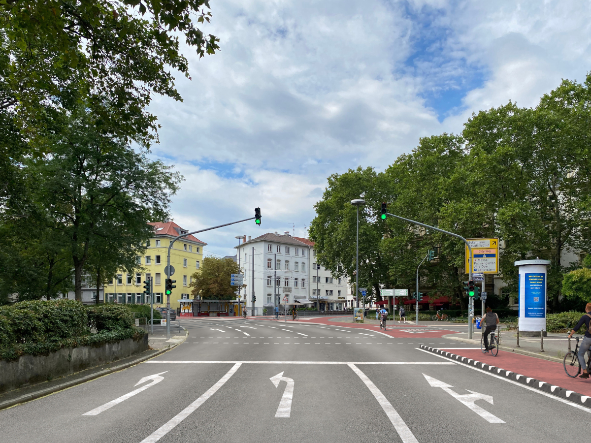 Entwurf Kreuzung Eschenheimer Anlagen