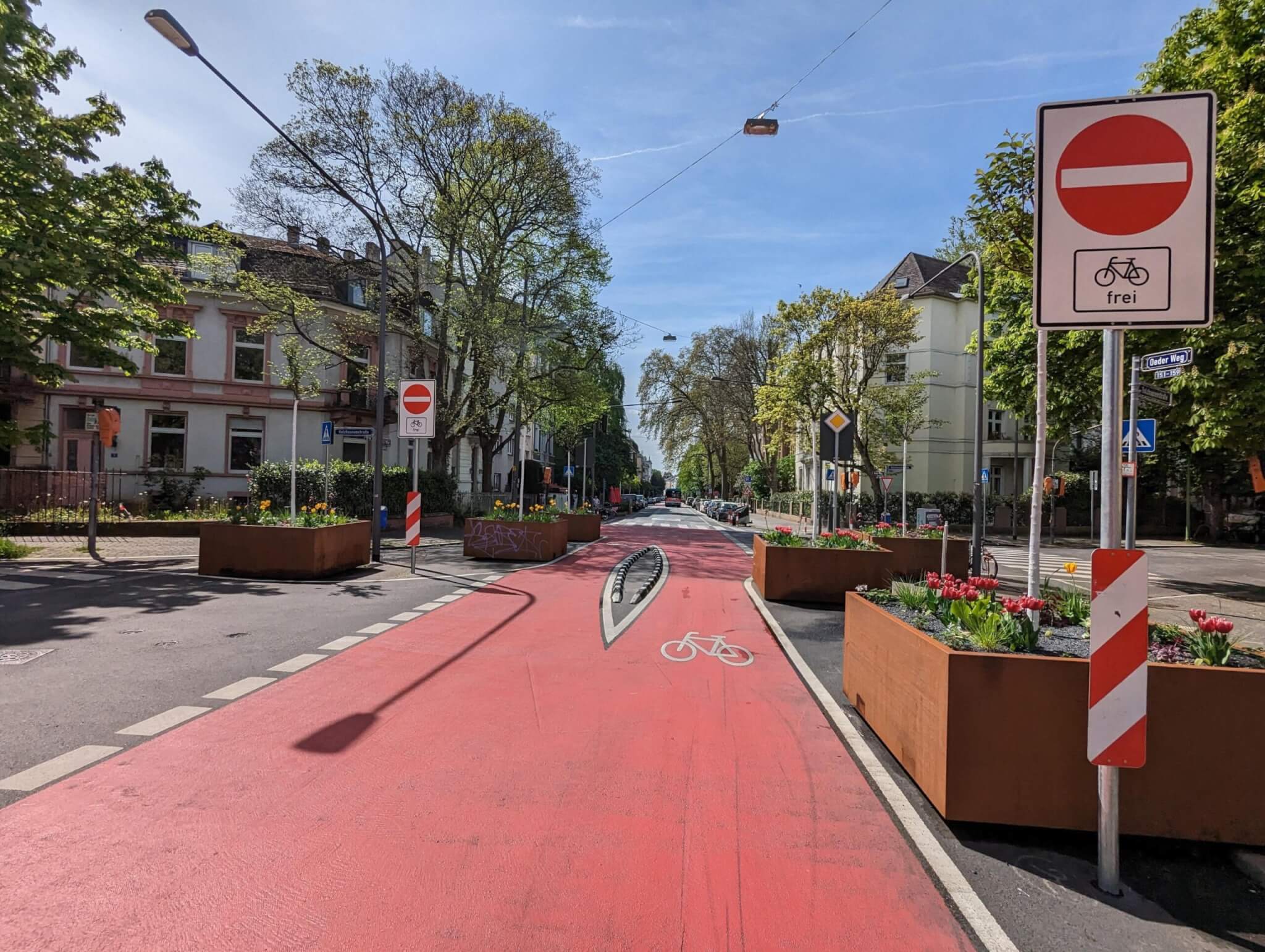 Der Modalfilter am Oeder Weg