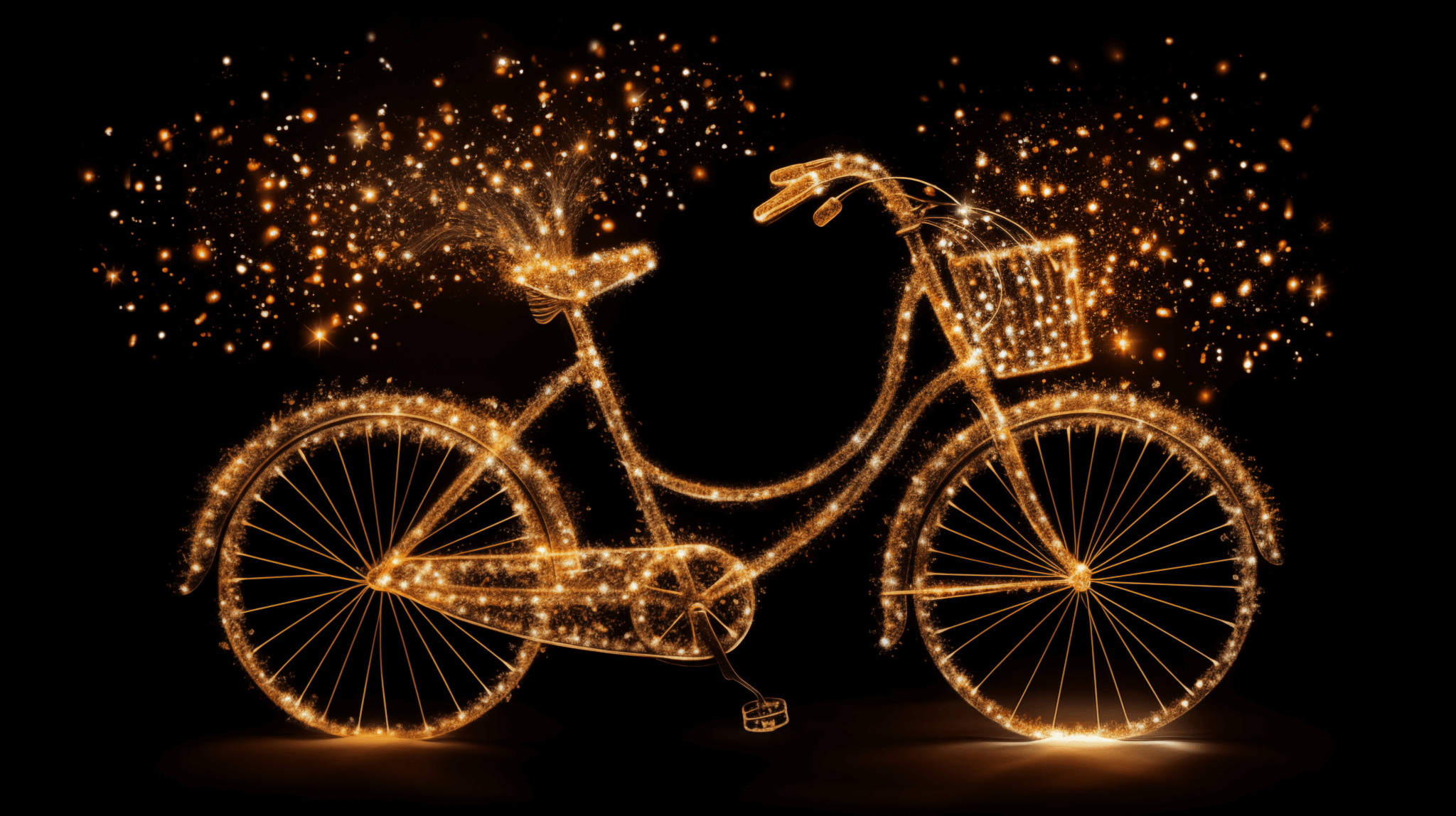 Fahrrad aus Funken
